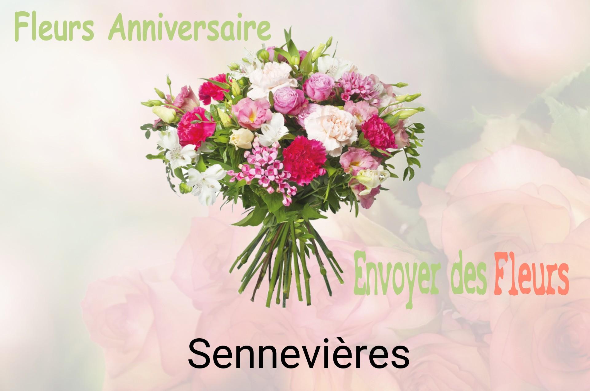 Bouquet de fleurs d’anniversaire livré à Sennevières